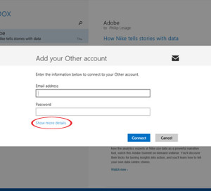 Windows 8 mail account login