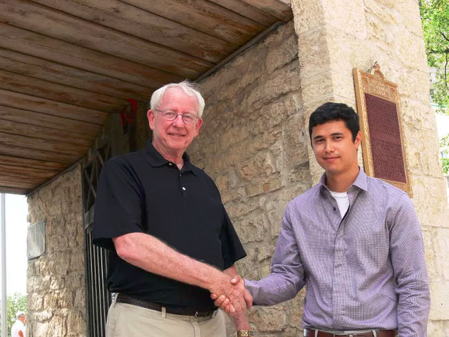 Jeremy Choy and Dr. Jerry Gray, photo by - GLEN DAWKINS/Winnipeg Sun