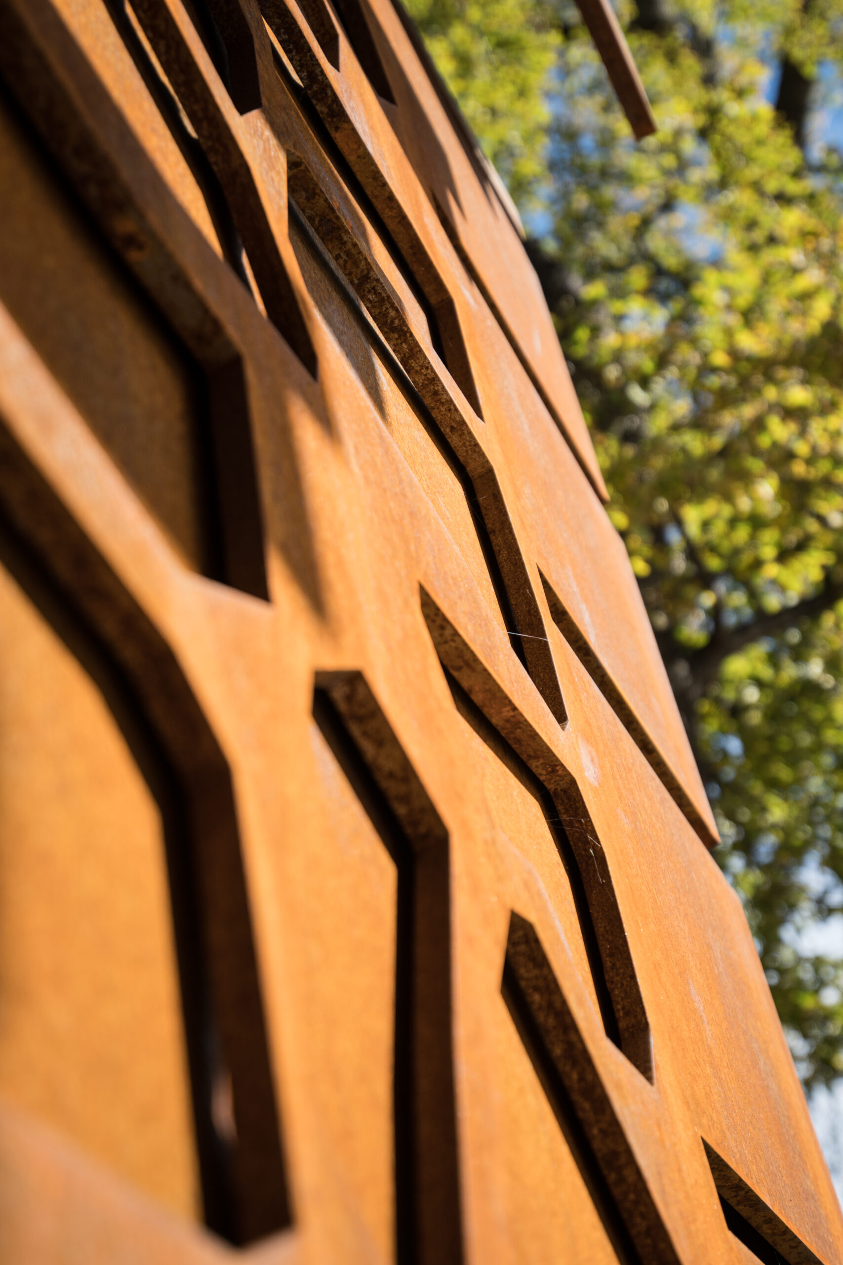 Section of Fort Garry's interactive wall