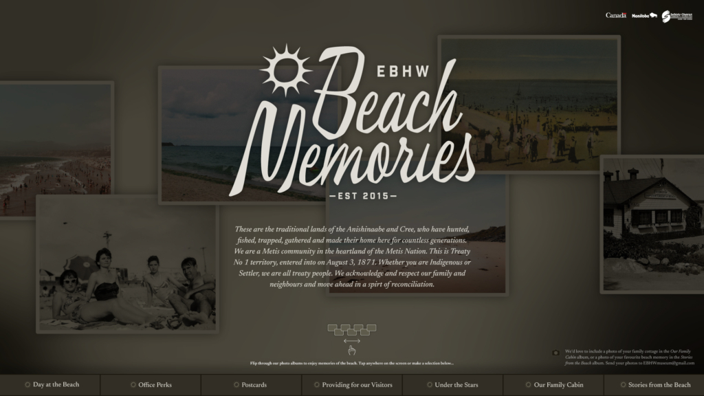 Beach Memories kiosk attraction mode