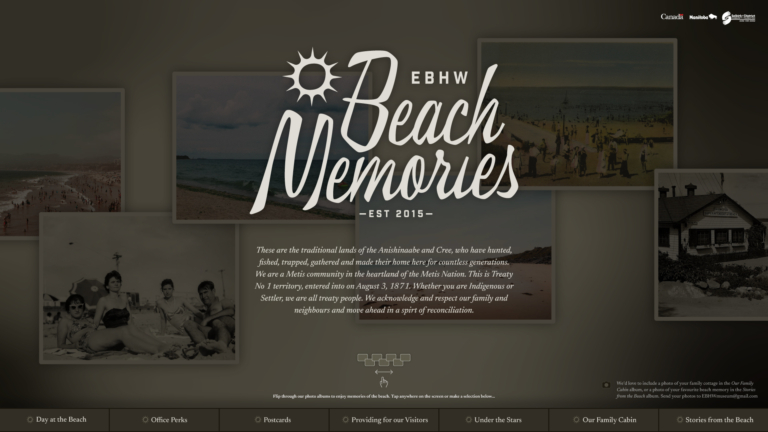 Beach Memories kiosk attraction mode